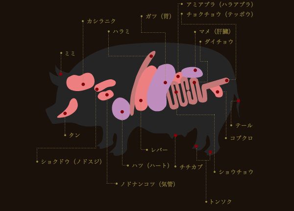 部位説明(豚)